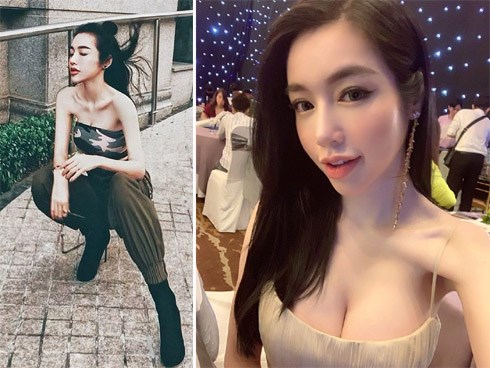 Mấy ai được như Elly Trần: hai vai gầy trơ xương nhưng vòng 1 lại “bành trướng”