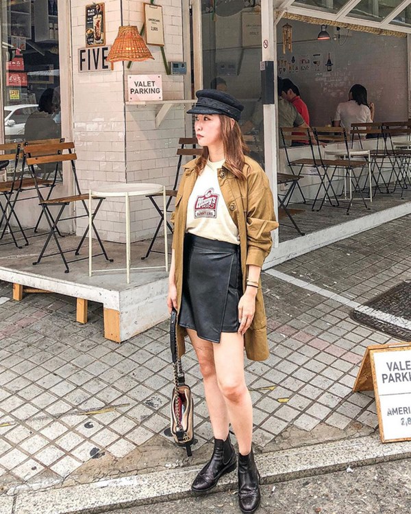 Hết Yoona rồi đến Hà Tăng diện chân váy da, bạn sao có thể kìm lòng trước item sang chảnh hào nhoáng này?-11