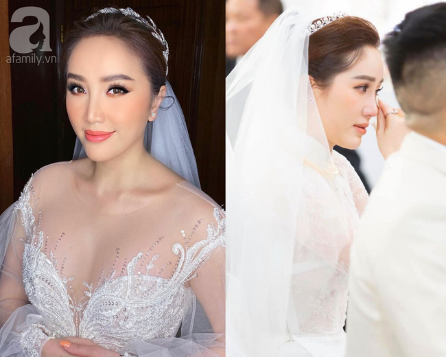 Đến đám cưới Bảo Thy là có thể khẳng định: Hầu hết các cô dâu showbiz Việt đều đu theo xu hướng trang điểm tông cam-1