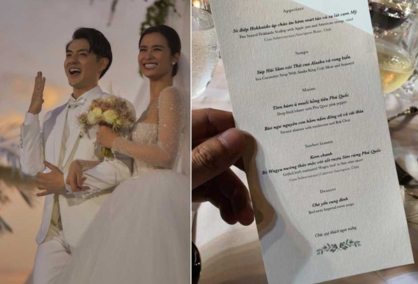 So thực đơn trong tiệc cưới của Cường Đô La, Trường Giang và sao Việt-2