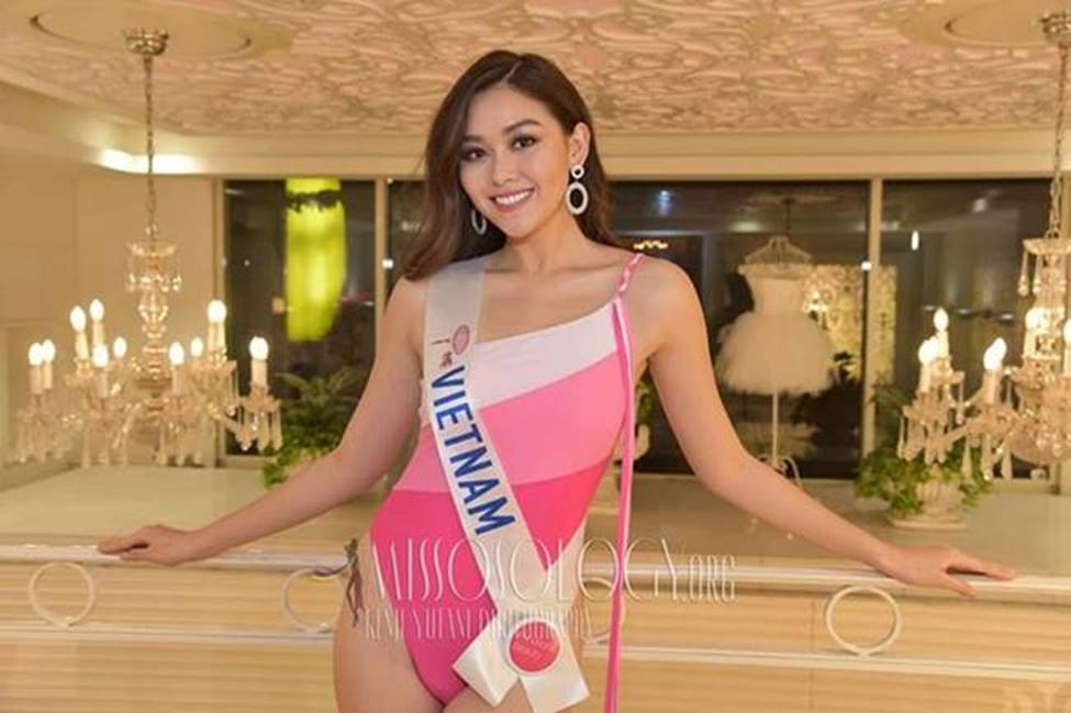 Mặc bikini thi quốc tế: Ngân Anh nhầm nội y vẫn có giải, Tiểu Vy hot nhờ bụng múi-5