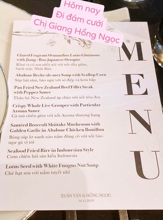 Cưới cùng tối, cỗ nhà Bảo Thy toàn món vua chúa, nhìn sang Giang Hồng Ngọc càng nể-6