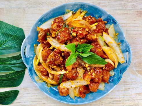 Trai đảm trổ tài làm gà nấu pate, nghe lạ tai mà ngon không tưởng-9