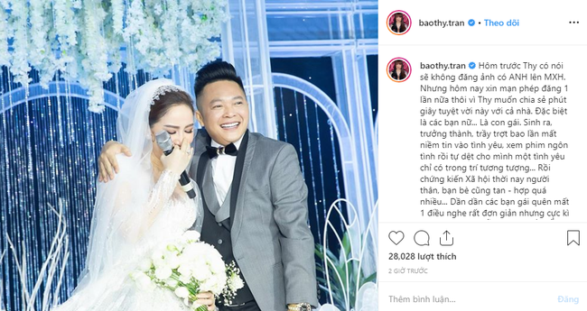 Lần đầu chia sẻ hình ảnh ông xã doanh nhân trên trang cá nhân, Bảo Thy khiến công chúng thấm thía-1