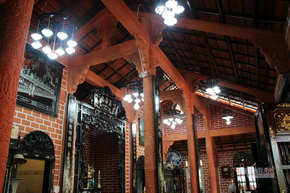 Biệt phủ bằng gốm đỏ có 1 không 2 Việt Nam của đại gia miền Tây-16