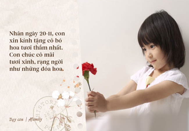 Ngày nhà giáo Việt Nam sắp đến rồi, bố mẹ cùng con bỏ túi 13 câu chúc vừa ý nghĩa, vừa ấm áp dành tặng thầy cô-3