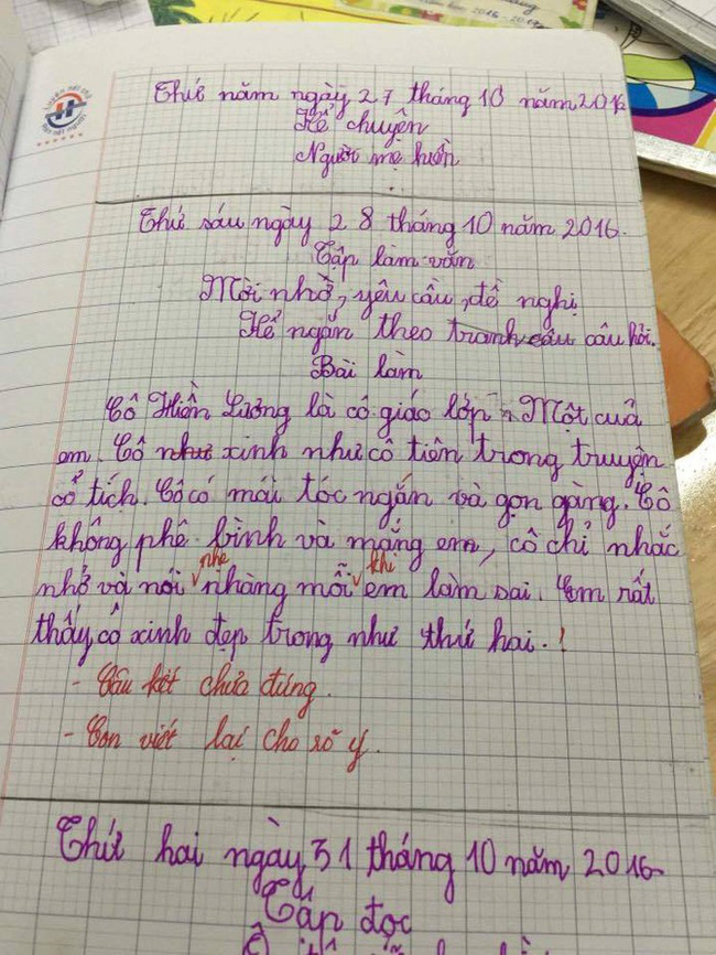 Điểm lại những bài văn tả cô giáo ngây ngô, khiến dân mạng cười chảy nước mắt của học sinh tiểu học-3