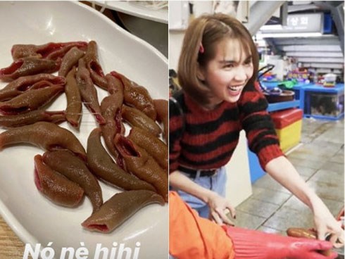 Hoa hậu Kỳ Duyên, Ngọc Trinh đều thích thú với món ăn mà ai nghe tên cũng cười khúc khích