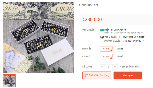 Vô vàn hàng hiệu từ túi xách đến nước hoa với giá từ vài chục tới vài trăm nghìn đồng đang được bán tràn lan trên mạng-3