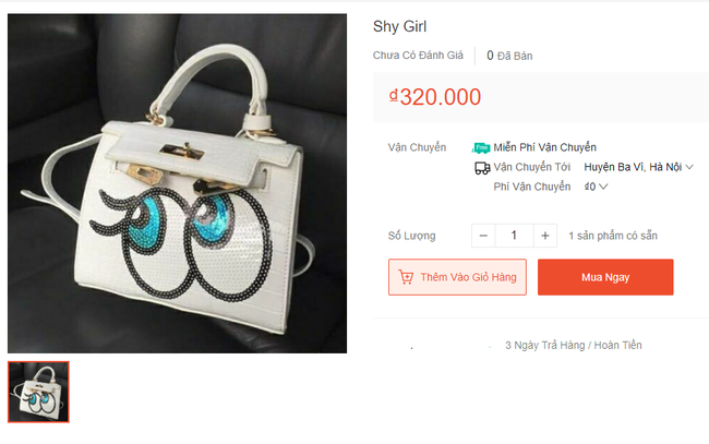 Vô vàn hàng hiệu từ túi xách đến nước hoa với giá từ vài chục tới vài trăm nghìn đồng đang được bán tràn lan trên mạng-5