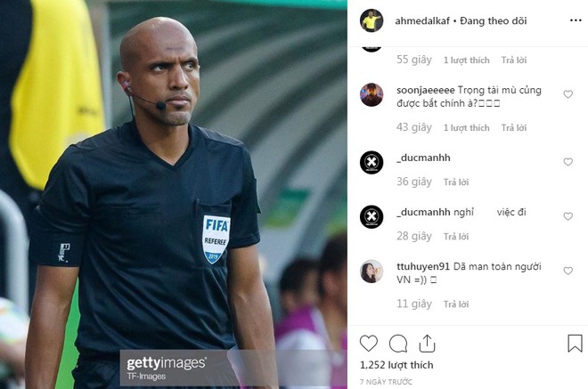 Dân mạng quay lưng, tấn công trang cá nhân trọng tài người Oman-2