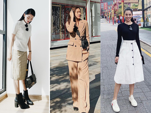 Street style sao Việt: Phạm Quỳnh Anh ăn vận như teen girl, HH Thu Thảo diện váy thùng thình cứ như đang bầu tập 2-18