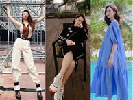 Street style sao Việt: Phạm Quỳnh Anh ăn vận như teen girl, HH Thu Thảo diện váy thùng thình cứ như đang bầu tập 2