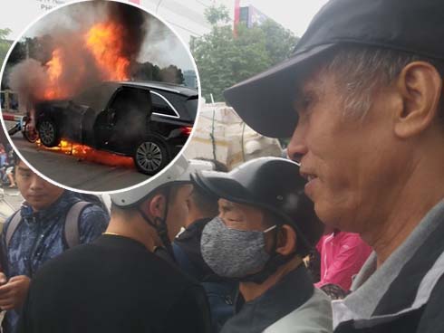 Vụ Mercedes kéo nhiều xe máy bốc cháy, khiến 1 nạn nhân tử vong: Chiếc xe ô tô chồng mới mua vài ngày giao cho vợ sử dụng-6