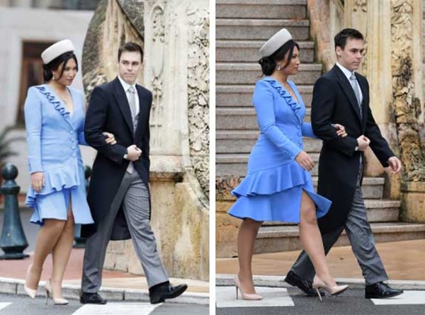 Nàng dâu hoàng gia gốc Việt lần đầu xuất hiện cùng gia đình nhà chồng Monaco: Ăn mặc gợi cảm nhưng có phần lạc lõng-3