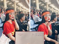 Cô gái xinh đẹp có nhan sắc nổi bật trên khán đài trận Việt Nam - Thái Lan, nhưng tiết lộ danh tính cầu thủ tặng vé cho mình mới gây sốc
