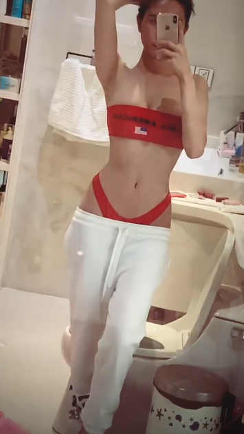 Ngọc Trinh tiếp tục đốt mắt người xem với loạt ảnh khoe dáng gợi cảm cùng vòng 1 o ép-2