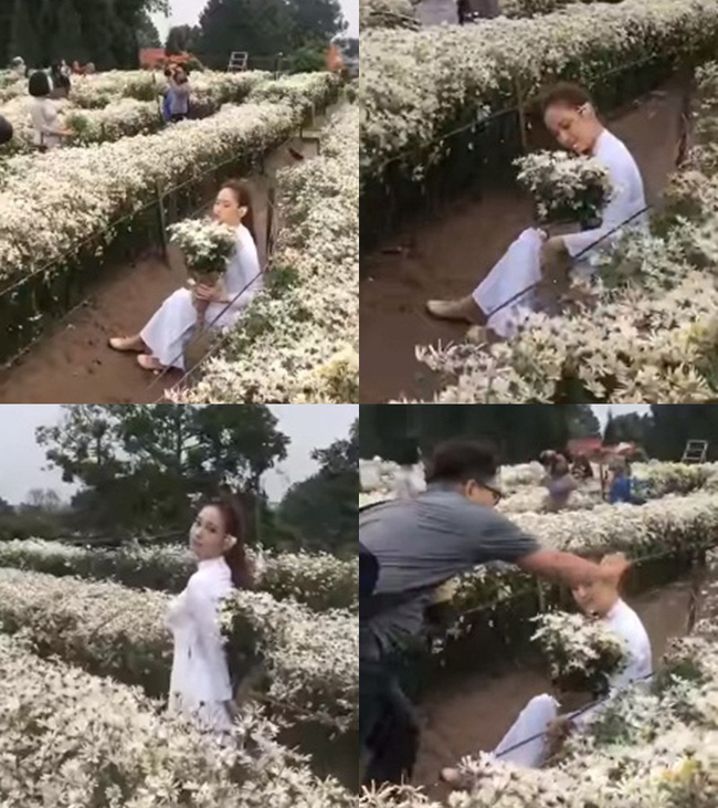 Thúy Vi ra tận Hà Nội chụp ảnh cúc họa mi, thần thái tư thế cũng đáng tham khảo nhưng soi clip hậu trường thì đúng là một trời một vực-4