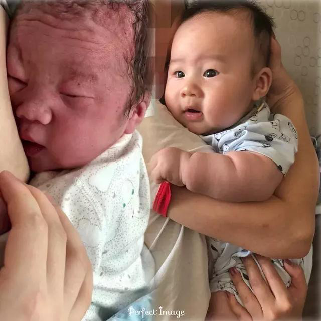 Lúc sinh ra nhăn nheo xấu xí nhưng chỉ 1 tháng sau, em bé lật ngược tình thế khiến ai cũng xuýt xoa-5