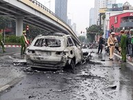 Tạm giữ hình sự nữ tài xế đi giày cao gót lái xe ô tô Mercedes gây tai nạn liên hoàn trên đường Lê Văn Lương