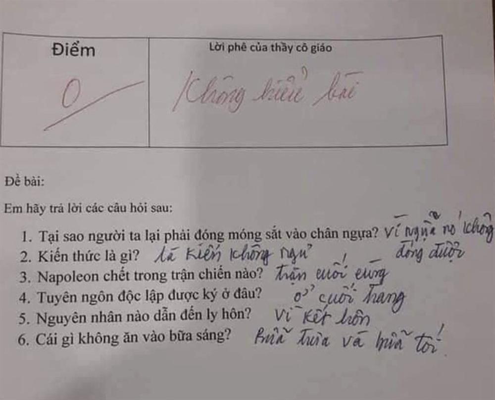 Cô giáo ra đề đếm ngược dãy số từ 1 tới 9, học sinh lớp 1 trả bài nghe vô lý nhưng cực thuyết phục khiến ai nấy phì cười-2