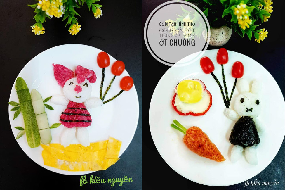 Hô biến đĩa cơm thành vườn thú muôn màu, mẹ 9X khiến con hào hứng chờ đến bữa-7