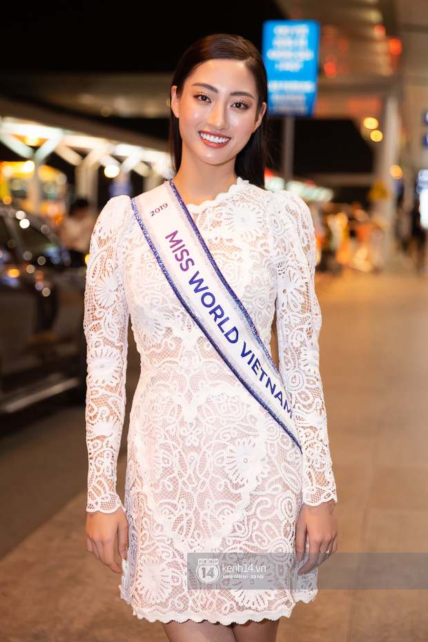 Đỗ Mỹ Linh, Tiểu Vy và dàn mỹ nhân gây náo loạn sân bay khi tiễn Thùy Linh lên đường đi Anh dự thi Miss World-1