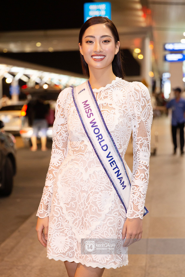 Đỗ Mỹ Linh, Tiểu Vy và dàn mỹ nhân gây náo loạn sân bay khi tiễn Thùy Linh lên đường đi Anh dự thi Miss World-2