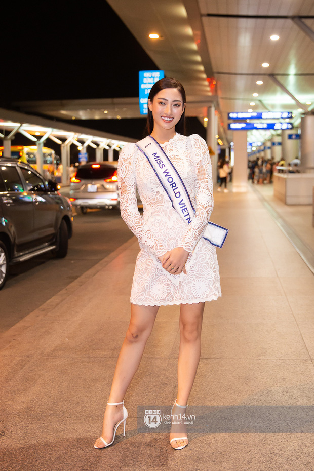 Đỗ Mỹ Linh, Tiểu Vy và dàn mỹ nhân gây náo loạn sân bay khi tiễn Thùy Linh lên đường đi Anh dự thi Miss World-4
