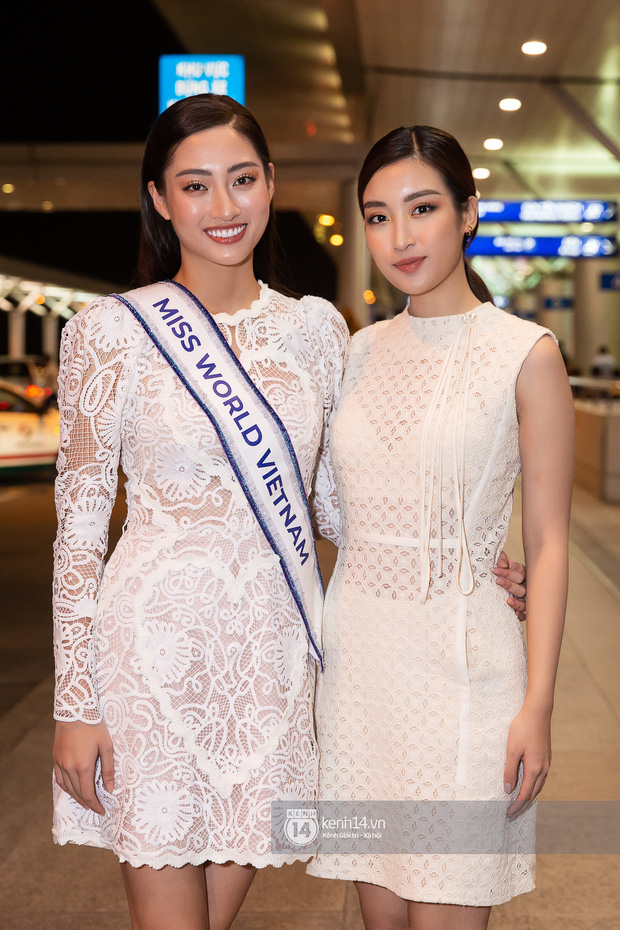 Đỗ Mỹ Linh, Tiểu Vy và dàn mỹ nhân gây náo loạn sân bay khi tiễn Thùy Linh lên đường đi Anh dự thi Miss World-5