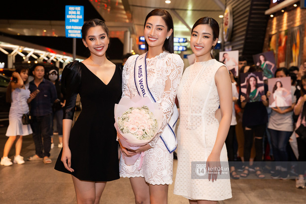 Đỗ Mỹ Linh, Tiểu Vy và dàn mỹ nhân gây náo loạn sân bay khi tiễn Thùy Linh lên đường đi Anh dự thi Miss World-6