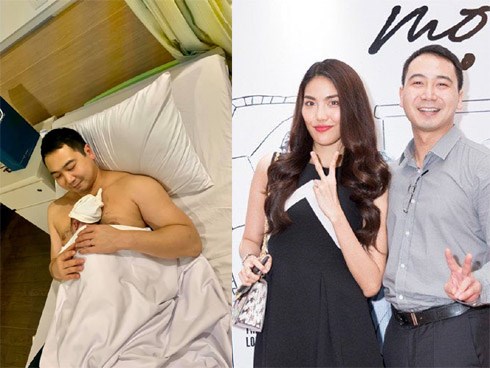 Lan Khuê chính thức sinh con đầu lòng, cảnh ông xã đại gia ôm con nhận bình luận hài hước