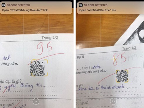 Đề thi được giáo viên nâng lên trình vô cực: Phải quét mã QR mới ra được mã đề, điều hấp dẫn nhất là kết quả nhận được khi quét