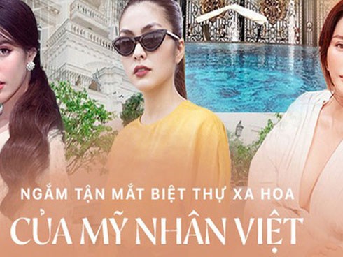 Bên trong biệt thự của dàn mỹ nhân Việt: Dát vàng, sang như khách sạn 5 sao, nhà Hà Tăng lên hẳn KBS Hàn Quốc