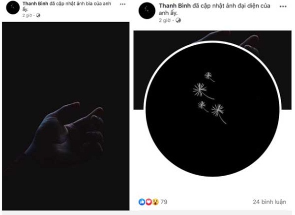 Thanh Bình bất ngờ đổi avatar và bìa Facebook sang màu đen | Tin tức Online