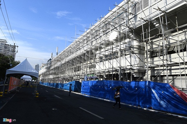 Sân bóng đá SEA Games 30 ngổn ngang trước ngày thi đấu-8