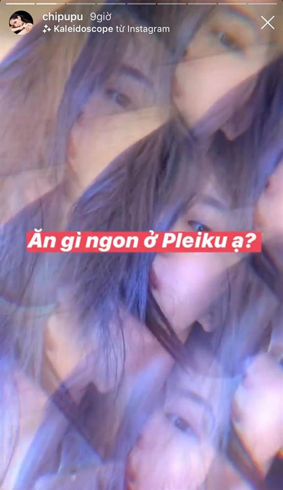 Đến lượt Chi Pu ”bắt trend” cosplay Quỳnh Trần JP: đến Pleiku ăn đủ món đặc sản, tự tạo meme” mà không cần bé Sa nào cả-2