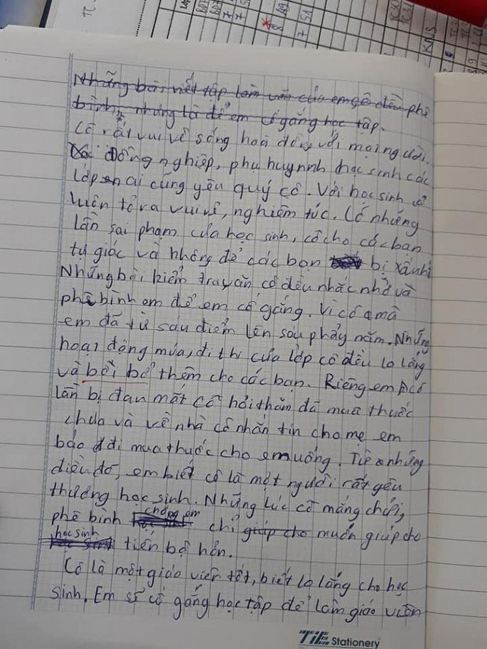 Bài văn biểu cảm về cô giáo khiến người đọc cười ra nước mắt-2