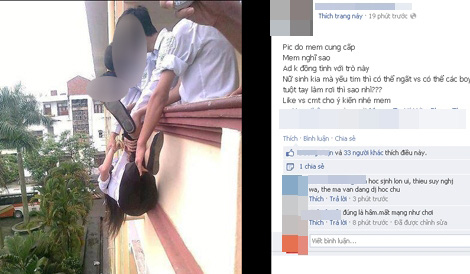 Nhóm nam sinh thả bạn ra khỏi ban công tầng cao, trò nghịch dại khiến ai nấy thót tim-2