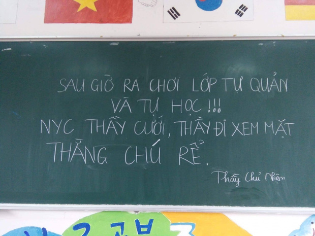 Cho học sinh tự quản, tự học, thầy giáo trẻ nghỉ dạy vì người yêu cũ cưới, thầy đi xem mặt chú rể-1