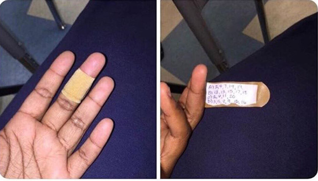 Lại thêm 1 phát minh” gian lận siêu tinh vi của học sinh, giáo viên chỉ còn cách đứng kè kè bên cạnh mới bắt quả tang-1