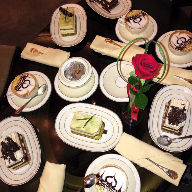 Hoa hậu rich kid ăn món dát vàng đắt đỏ: Huyền My, Hồ Ngọc Hà chẳng thua kém-7