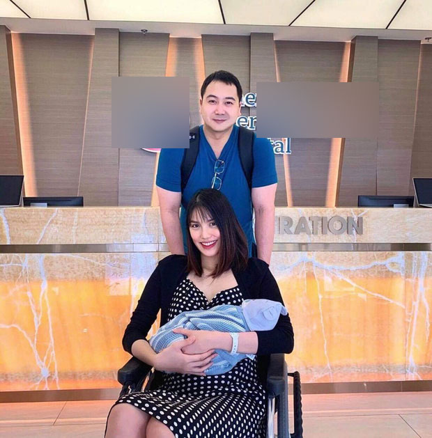 Lan Khuê lộ diện sau 3 ngày sinh quý tử đầu lòng cho ông xã doanh nhân-1