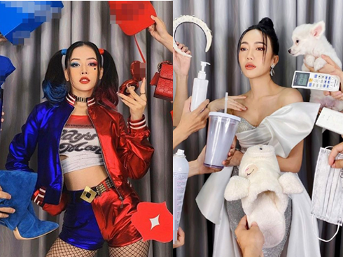 Mẹ cho mặc hở dưới không được hở trên, Diệu Nhi đâm lúng túng che vòng 1 khi diện đầm quây gợi cảm-7