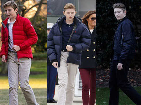 Gia đình Tổng thống Mỹ quay trở lại sau kỳ nghỉ lễ, Barron Trump gây thương nhớ với vẻ ngoài lạnh lùng, sở hữu góc nghiêng thần thánh-5