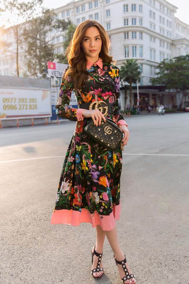 Đụng hàng chiếc đầm hoa 60 triệu với mỹ nhân khắp châu Á, Hồ Ngọc Hà vẫn đẹp bất bại-12