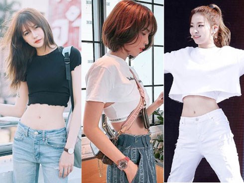 Mốt mặc croptop