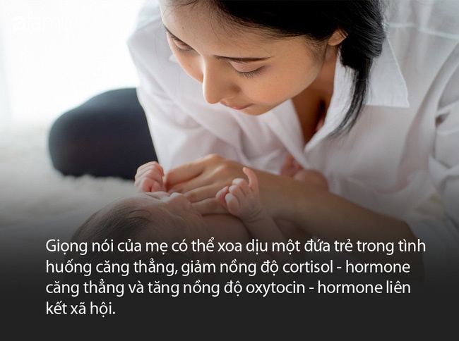 Biết được giọng nói của mình tác động đến não bộ của trẻ như thế này, các mẹ hẳn sẽ chăm nói chuyện với con nhiều hơn-1