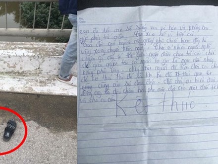 Xôn xao thông tin nữ sinh 16 tuổi nhảy cầu tự tử, để lại thư tuyệt mệnh: 