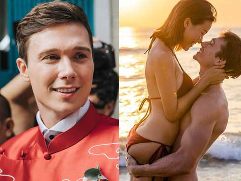 Ngọt lịm tim với loạt khoảnh khắc của MC Hoàng Oanh và chồng Tây: Từ nụ hôn đến cái ôm chặt cũng tình đáng ghen tỵ-11